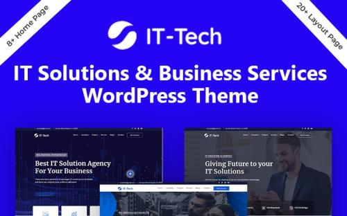 IT-Tech IT Solution & Technology WordPress Theme theme free